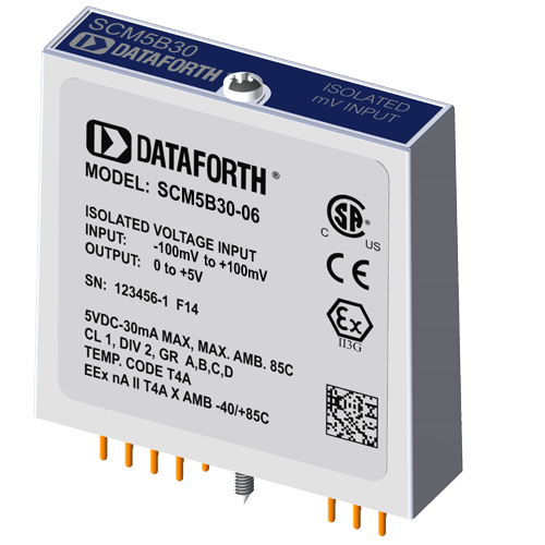 Нормализатор сигналов напряжения постоянного тока Dataforth SCM5B30-06