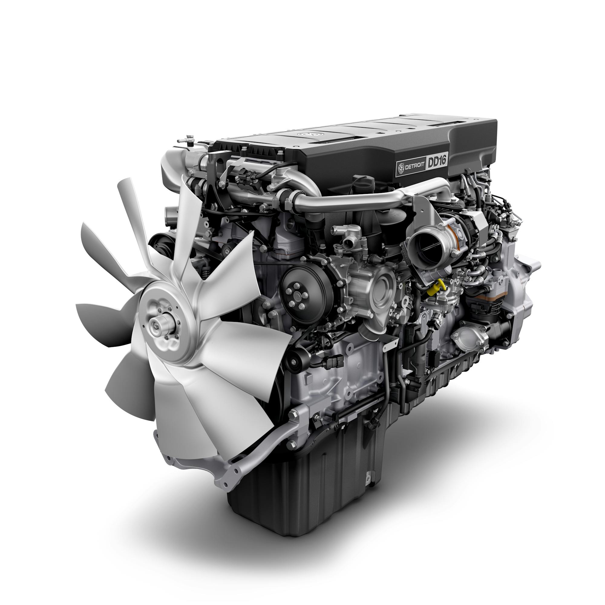 Дизельные двигатели для тяжёлой техники Detroit Diesel DD16