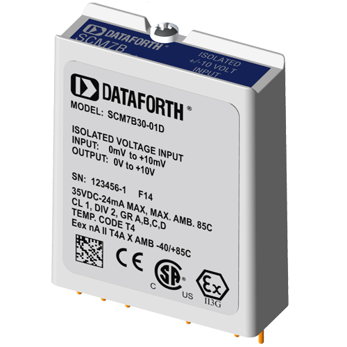 Нормализатор сигналов напряжения постоянного тока Dataforth SCM7B30-01D