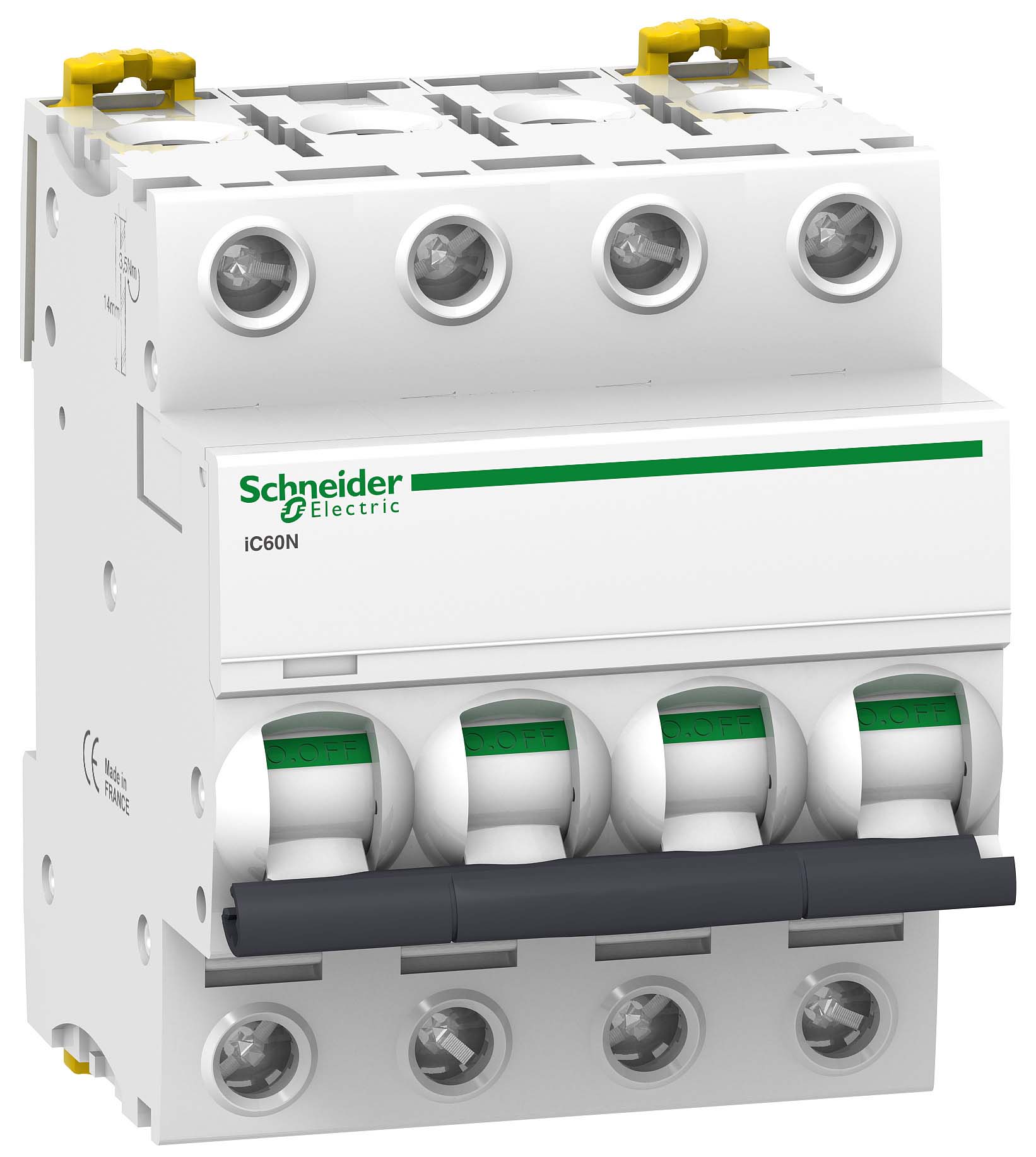 Автоматический выключатель 4P Schneider Electric Acti 9 iC60N